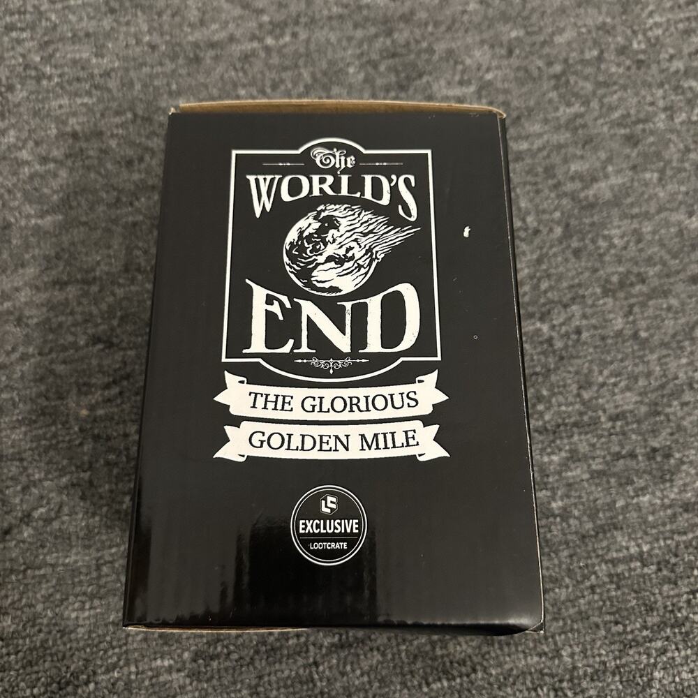 Loot Crate Fright The Worlds End Color Changing Pint Glass NEW